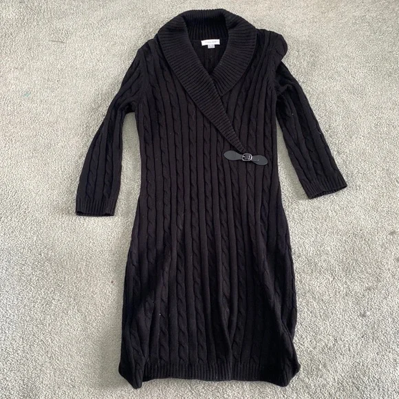 Calvin Klein Dresses Calvin Klein Ribbed Knit Sweater Dress